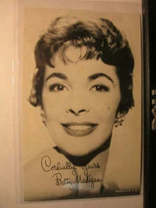 Betty Madigan Exhibit Arcade Card Pin Up Style Girl 1940's/50's New Old Stock - Picture 1 of 2