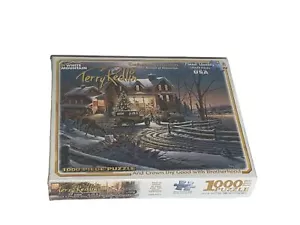 Terry Redlin “And Crown Thy Good With Brotherhood” 1000 Pc White Mountain - Picture 1 of 2