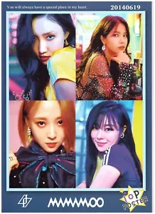 Colección de pósters fotográficos MAMAMOO 10P 03 (tamaño A4) K-POP - Imagen 1 de 3