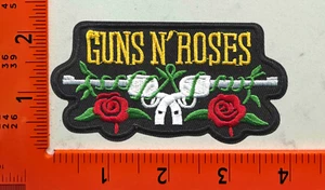 Guns N' Roses Patch bestickt Bügelbild Rock Band Totenkopf Logo Abzeichen - Bild 1 von 1
