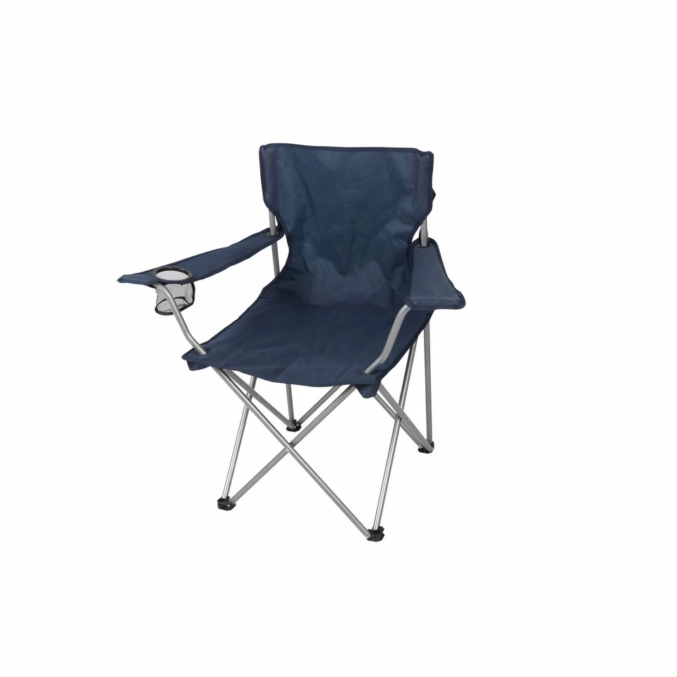 Ozark Trail Basic Quad Folding Outdoor Camp Chair - Black