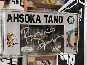 Rosario Dawson Star Wars Ashoka Funko POP #680 Hot Topic handsigniert JSA - 🔥🔥 - Bild 1 von 4