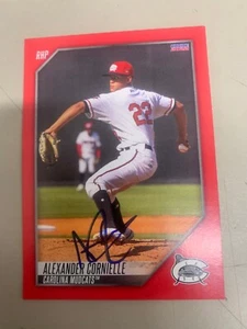 Alexande Cornielle Signed Card 2022 Carolina Mudcats IP Auto - Picture 1 of 1
