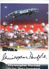 Space 1999 Series 3 BINDER Auto Card No.CP1 Christopher Penfold "Writer"