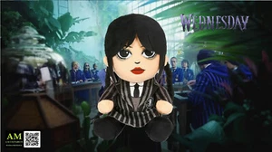 Netflix Mercoledì - Peluche Figura - Mercoledì Addams - Kidrobot - Foto 1 di 5