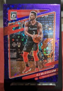 CJ McCollum/95 púrpura desayuno rápido 2021-22 disco óptico púrpura #131  - Imagen 1 de 2