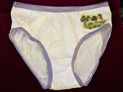Animal Crossing Friends Watering Flowers, Size 6, White and Purple Girls Panties - Image 1 of 4