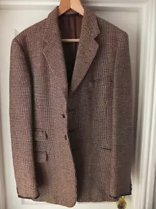 Harris Tweed Jacket 38 Long Superb Vintage Class. - Picture 1 of 18