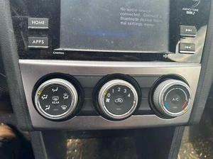 16 17 SUBARU XV CROSSTREK Heater A/c Control - Picture 1 of 1