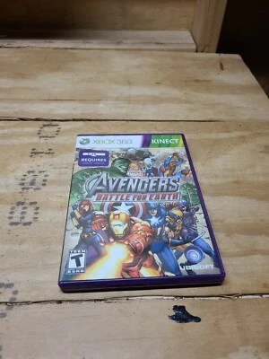 Marvel Avengers: Battle for Earth (Microsoft Xbox 360, 2012) Tested Fast Ship - Image 1 of 4