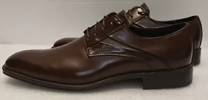 Braune Herrenschuhe Jarman Signature Serie Derby quadratische Kappe Zehenpartie 10,5 M EUC - Bild 1 von 8