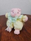 Russ Soft Lullaby Pink Pig Squeakums Knit 4" Plush With Tag