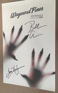 WonderCon 2016 WAYWARD PINES FOX SIGNED TICKETED LIMITED EDITION PRINT RARE  - Picture 1 of 1