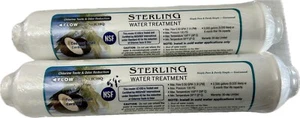 2/ Sterling Water Treatment InLine Post Coconut Shell Carbon Filters IC10Q. - Picture 1 of 4