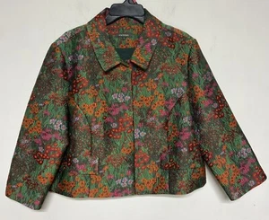 Zac Posen Wildflower Jacquard Jacket in Floral MSRP 1990.00 Size 14 - Picture 1 of 9