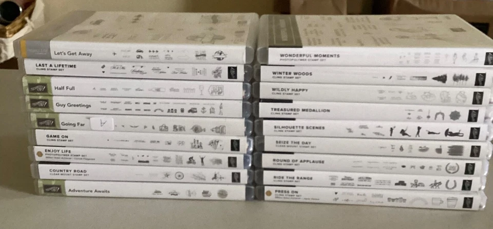 Stampin’Up! Juegos de estampillas retiradas LIFE’S MOMENTS, gran selección, ELECCIÓN Foto 1 de 1