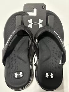 Under Armour Regular Foam Women's Flip Flops Size 6 Black New - Picture 1 of 4