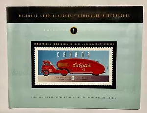 1996 Canada Stamp HISTORIC LAND VEHICLES COLLECTION Original Folder #116 - Picture 1 of 4