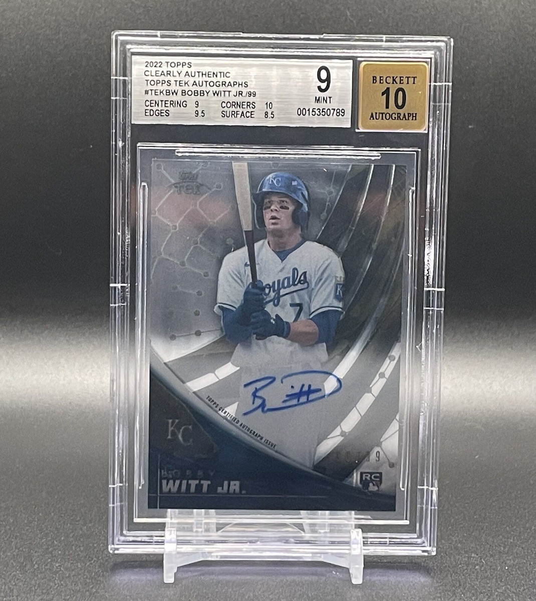 topps2022 CLEARLY AUTHENTIC  　ボビーウィットJr. topps2022 CLEARLY AUTHENTIC ボビーウィットJr.