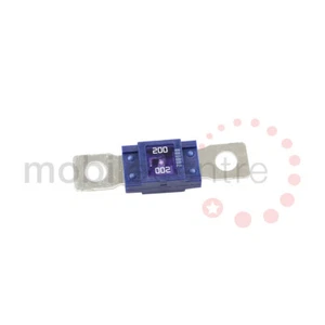BLUE MEGA FUSE 200Amp Alta Corriente funciona en 12 y 24 voltios M8 orificios megaOTO MGP - Imagen 1 de 1