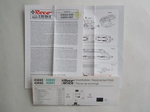 Roco 43693 / 43695 - 43890 / 43891 - H0 - Betriebsanleitung für BR 181 der DB - Bild 1 von 1