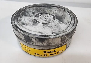 EASTMAN KODAK Film . PLUS-X Pan Tin Canister Vintage Metal Advertising Only - Picture 1 of 4