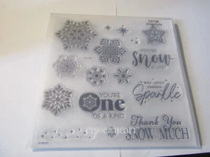 Close To My Heart My Acrylixs Acrylic Snow Cute D2199 Free Shipping - Picture 1 of 2