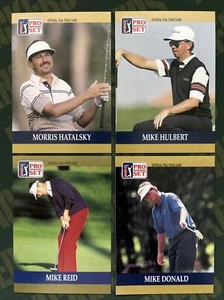 1990 PGA Tour Pro Set #s 25-28 Morris Hatalsky, Mike, Donald Reid and Holbert  - Picture 1 of 2