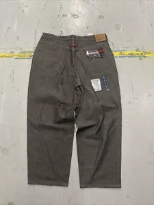 Vintage Parasuco Jeans Baggy Skater Rave Hip Hop Raw Denim 42/33 NWT JNCO Style - Picture 1 of 16