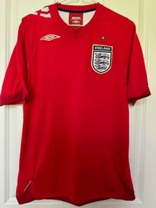 England 2006-08 Umbro Official England Away Football Shirt Soccer Jersey Size S - Picture 1 of 7