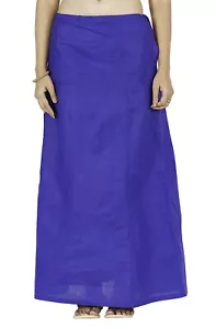 Baumwoll Petticoat Sari Unterrock Petticoat Free Size Sari Innenbekleidung Lila - Bild 1 von 4