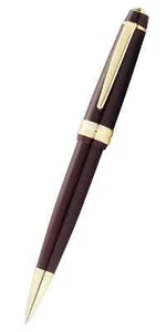 Cross Bailey Light Ballpoint Pen Polished Burgundy & Gold New In Box At0742-11 - Picture 1 of 2