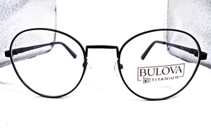 Bulova PAXSON Black 50-20-140 Twist Titanium Mens Metal Eyeglasses Frames - Picture 1 of 6