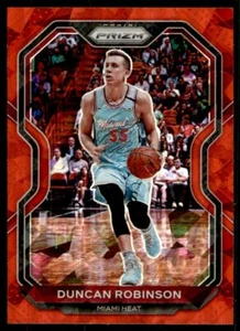 Duncan Robinson 2020-21 Panini Prizm #181 Red Cracked Ice Miami HEAT - Picture 1 of 1