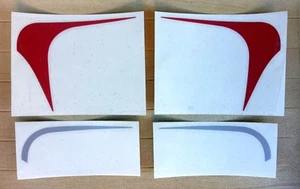 CAGIVA ELEFANT 125 (1984) Kit adesivi Baffi Fianchetti sotto sella (PANINARO) - Imagen 1 de 1