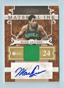 MARK AGUIRRE 2010/11 TIMELESS TREASURES MATERIAL INK JERSEY AUTOGRAPH AUTO /99 - Picture 1 of 1