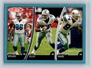 2007 Topps Total Blue #203 DeMarcus Ware Greg Ellis Marcus Spears Cowboys - Picture 1 of 2