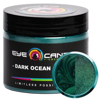 Eye Candy Pigments Premium Green Mica Powder - Dark Ocean Green (50gr) - for ... - Image 1 of 4