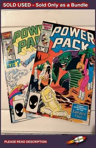 COMIC BUNDLE : Marvel Power Pack #22 #23 May & June 1986 (2 x Comics) SOLD USED - Picture 1 of 12