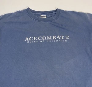 Y2K 2006 Ace Combat X Skies of Deception Video Game Promotional T-Shirt Size XL - Picture 1 of 5
