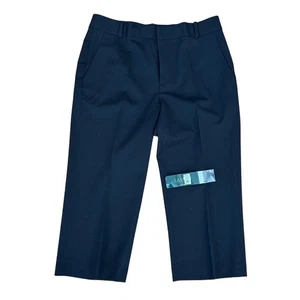 Pantalone donna nero misto lana Ralph Lauren vintage nuovo con etichette taglia 12 - Foto 1 di 3