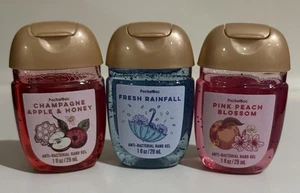 Set Of 3 Bath And Body Works Brand New Fall 2025 Hand Sanitizers Pocket Bacs - Picture 1 of 1