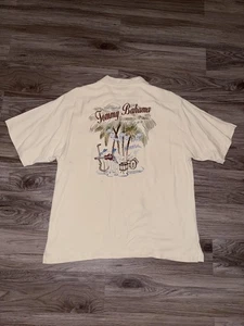Vintage Tommy Bahama Hemd Herren Extra Large Seide Camp bestickt Rücken Relax 00s - Bild 1 von 10