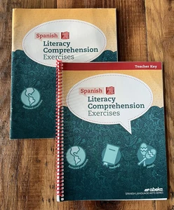 ABeka Spanish 2 Literacy Comprehension Exercise student & teacher key - Picture 1 of 4