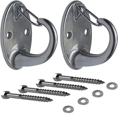 2 paquetes de anclaje de pared de banda de resistencia de alta resistencia negro entrenamiento plateado  Foto 1 de 4