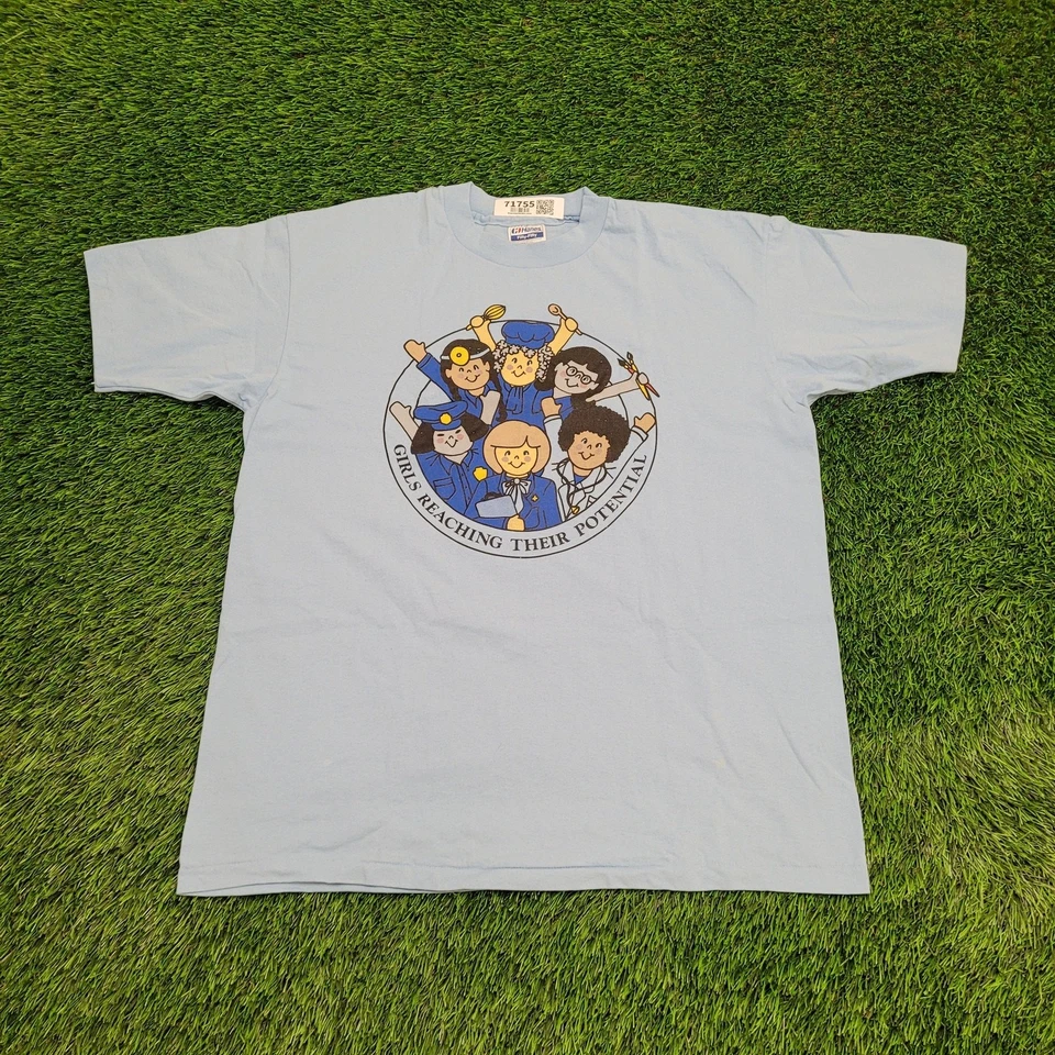 Camisa Power Vintage Años 80 Niña Mujer XL 22x27 EE. UU. Foto 1 de 4