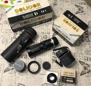Soligor 90-230 mm and 28mm Vintage Lens (boxed) include adapter for Nikon. - Picture 1 of 11