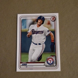 JOSH JUNG 2020 ROOKIE RC BOWMAN DRAFT #BD-197 TEXAS RANGERS - Bild 1 von 2