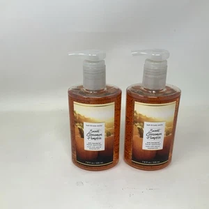 Bath & Body Works Sweet Cinnamon Pumpkin Hand Sanitizer 2 Pack 7.6 Fl Oz Each - Picture 1 of 5