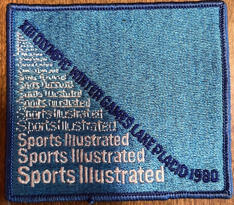 Parche Ilustrado Deportivo Lago Plácido Juegos Olímpicos de 1980 XIII Juegos de Invierno BONITO Foto 1 de 1